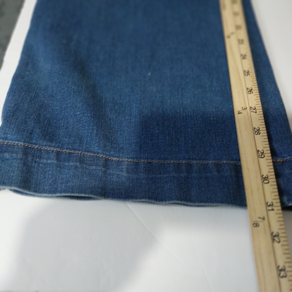 EST. 1946 Denim Size 8 Stylish Blue Flare Women's Jeans - Picture 11 of 14